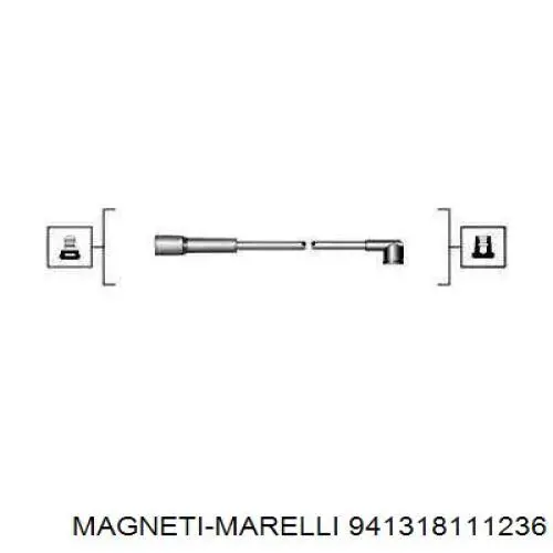 941318111236 Magneti Marelli Fios de alta voltagem, kit