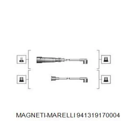 Fios de alta voltagem, kit Magneti Marelli 941319170004 preço, a partir de 40,79 USD