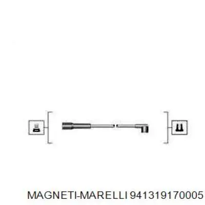 941319170005 Magneti Marelli Fios de alta voltagem, kit