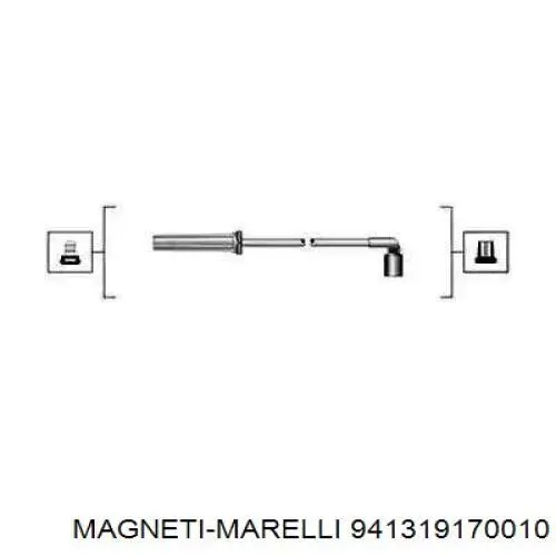 941319170010 Magneti Marelli Fios de alta voltagem, kit