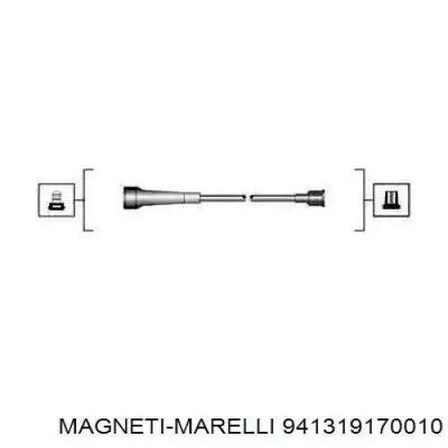 Fios de alta voltagem, kit Magneti Marelli 941319170010 preço, a partir de 27,74 USD