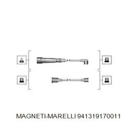 941319170011 Magneti Marelli Fios de alta voltagem, kit