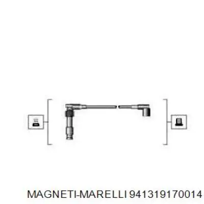 941319170014 Magneti Marelli Fios de alta voltagem, kit