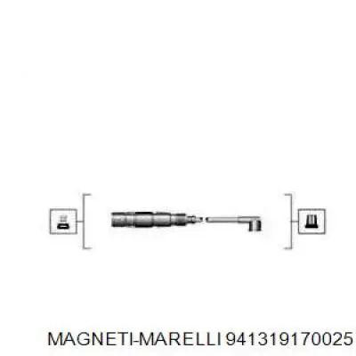 Compre 941319170025 Magneti Marelli Fios de alta voltagem, kit