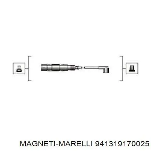 Fios de alta voltagem, kit Magneti Marelli 941319170025 preço, a partir de 52,98 USD