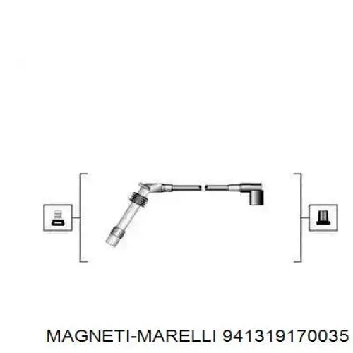 Fios de alta voltagem, kit Magneti Marelli 941319170035 preço, a partir de 26,19 USD