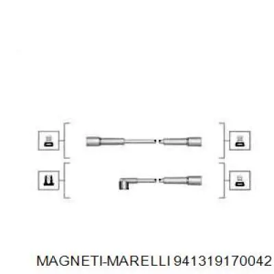 941319170042 Magneti Marelli Fios de alta voltagem, kit