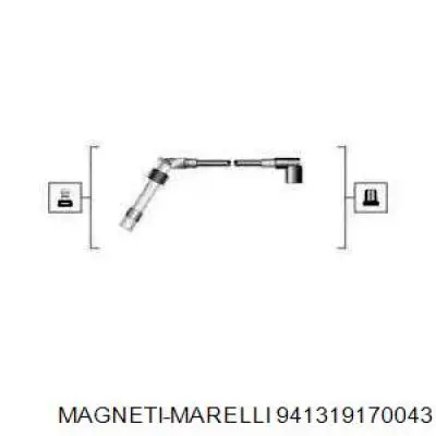 Fios de alta voltagem, kit Magneti Marelli 941319170043 preço, a partir de 34,74 USD