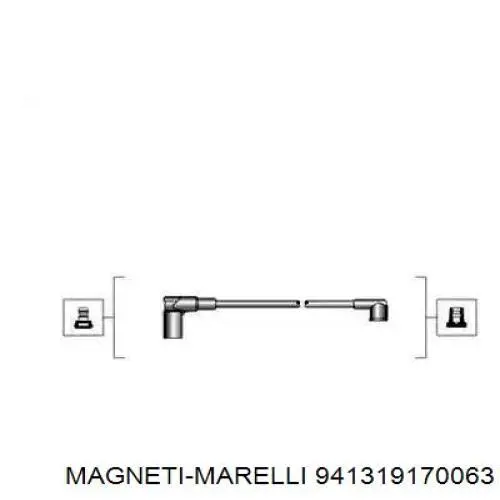 Compre 941319170063 Magneti Marelli Fios de alta voltagem, kit