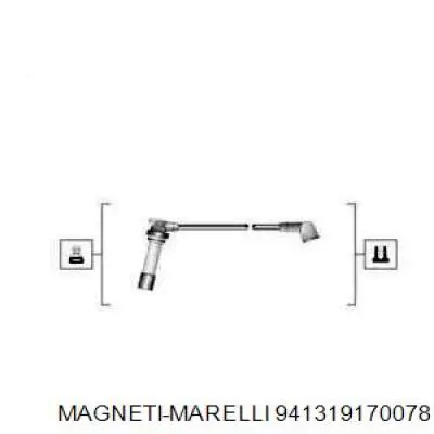 Fios de alta voltagem, kit Magneti Marelli 941319170078 preço, a partir de 36,53 USD