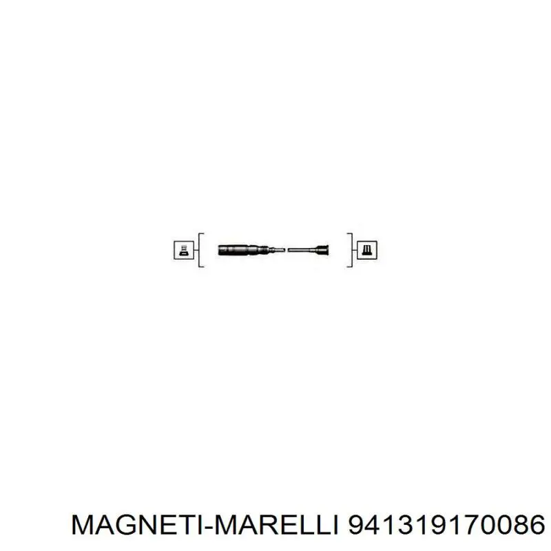 Compre 941319170086 Magneti Marelli Fios de alta voltagem, kit