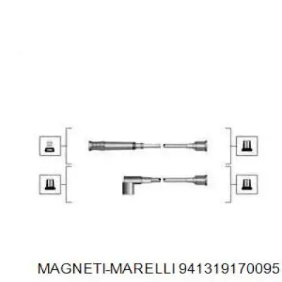 941319170095 Magneti Marelli Fios de alta voltagem, kit