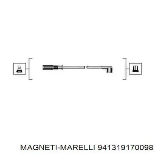 941319170098 Magneti Marelli Fios de alta voltagem, kit