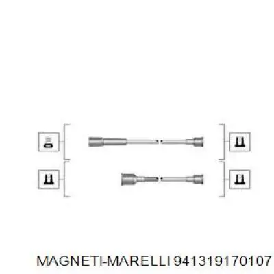 Fios de alta voltagem, kit Magneti Marelli 941319170107 preço, a partir de 12,00 USD