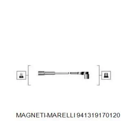 941319170120 Magneti Marelli Fios de alta voltagem, kit