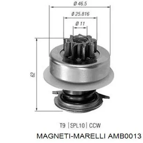 Roda-livre do motor de arranco Bosch 1006209424 preço, a partir de 17,42 USD