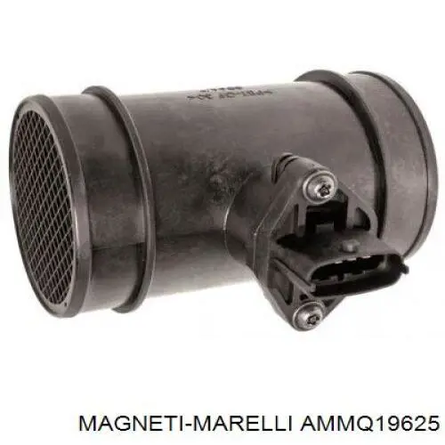 Sensor de fluxo (consumo) de ar, medidor de consumo M.A.F. - (Mass Airflow) AMMQ19625 Magneti Marelli