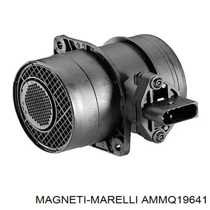 Sensor de fluxo (consumo) de ar, medidor de consumo M.A.F. - (Mass Airflow) AMMQ19641 Magneti Marelli