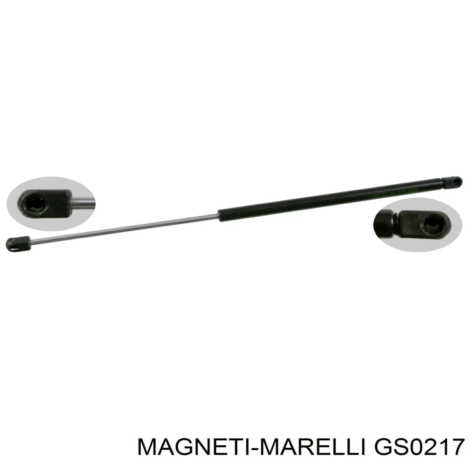 Amortecedor de tampa de porta-malas (de 3ª/5ª porta traseira) GS0217 Magneti Marelli