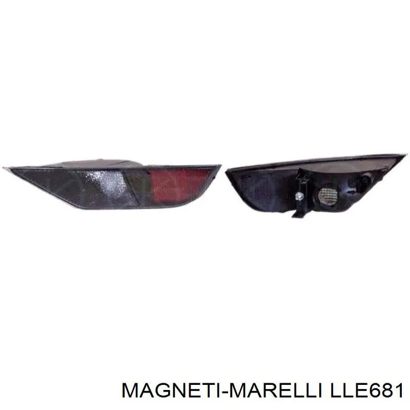 Lanterna do pára-choque traseiro direito Magneti Marelli LLE681 preço, a partir de 66,45 USD