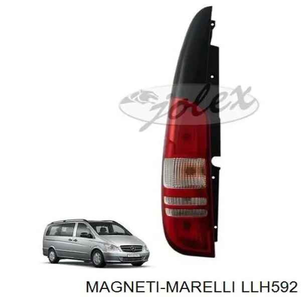 Lanterna traseira esquerda Magneti Marelli LLH592