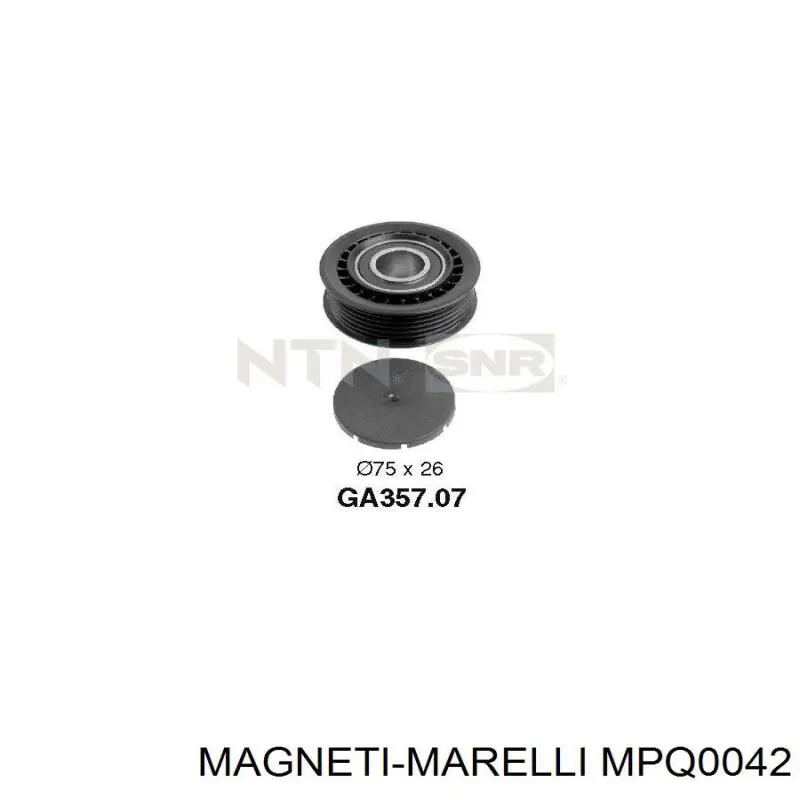 Rolo de reguladora de tensão da correia de transmissão Magneti Marelli MPQ0042 preço, a partir de 24,25 USD