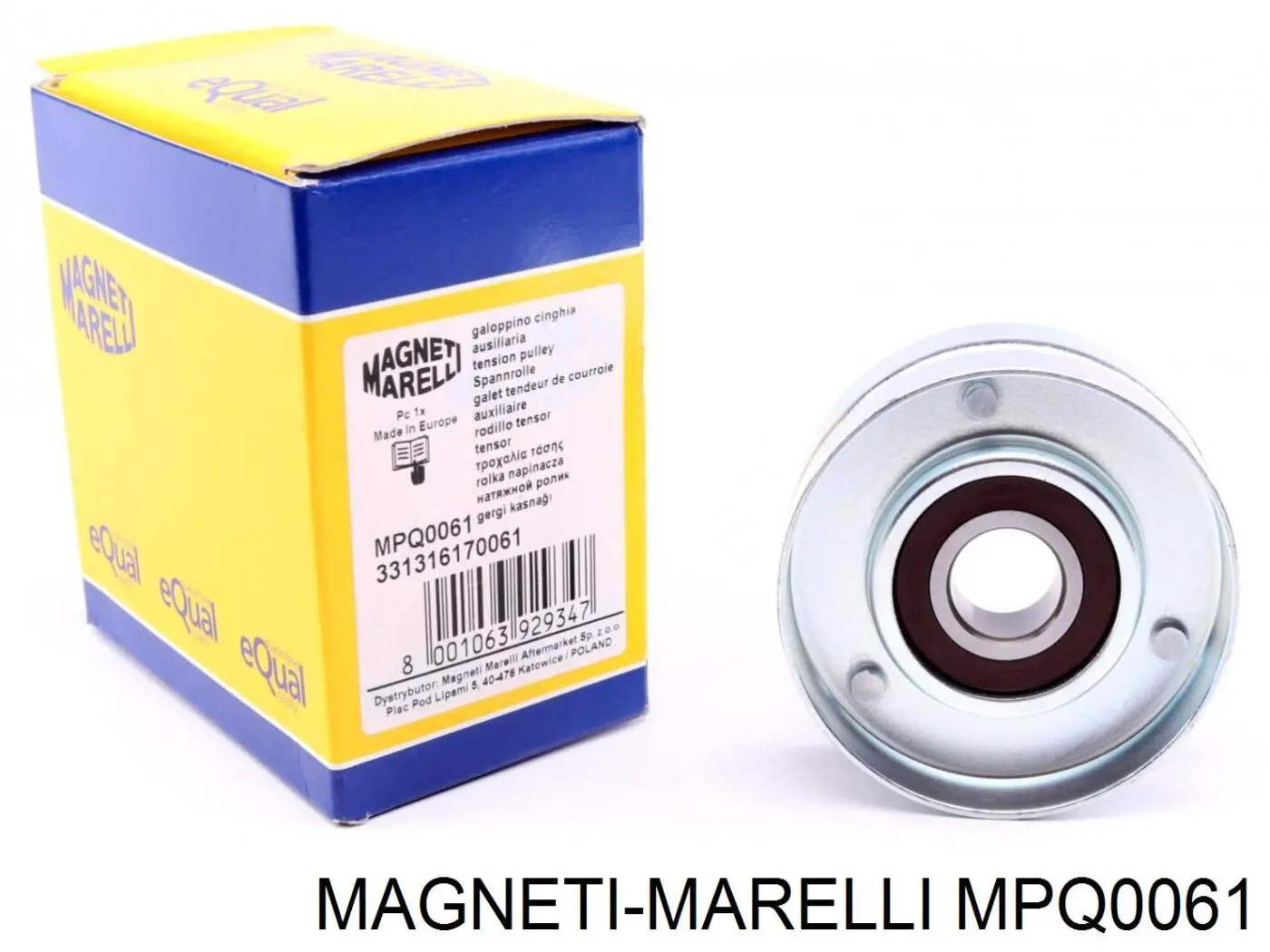 MPQ0061 Magneti Marelli Rolo de reguladora de tensão da correia de transmissão