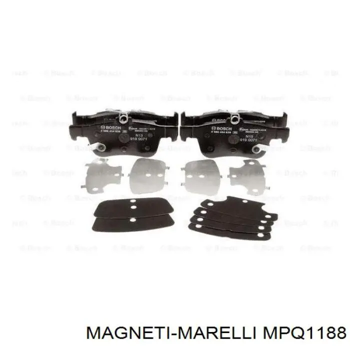 Rolo de reguladora de tensão da correia de transmissão MPQ1188 Magneti Marelli
