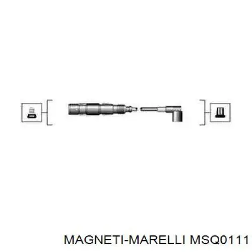 Fios de alta voltagem, kit MSQ0111 Magneti Marelli