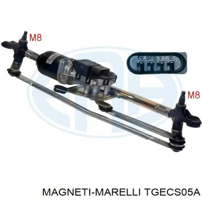 TGECS05A Magneti Marelli Trapézio de limpador pára-brisas