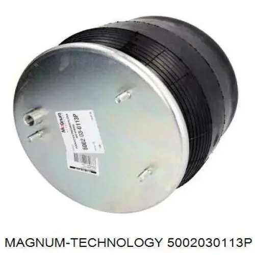 Coxim pneumático (suspensão de lâminas pneumática) do eixo traseiro RML7947C1 Blacktech