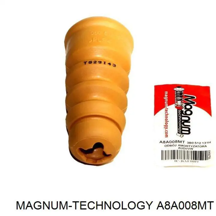 Compre A8A008MT Magnum Technology Pára-choque (grade de proteção) de amortecedor traseiro