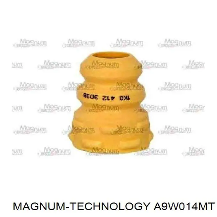Compre A9W014MT Magnum Technology Pára-choque (grade de proteção) de amortecedor traseiro + bota de proteção