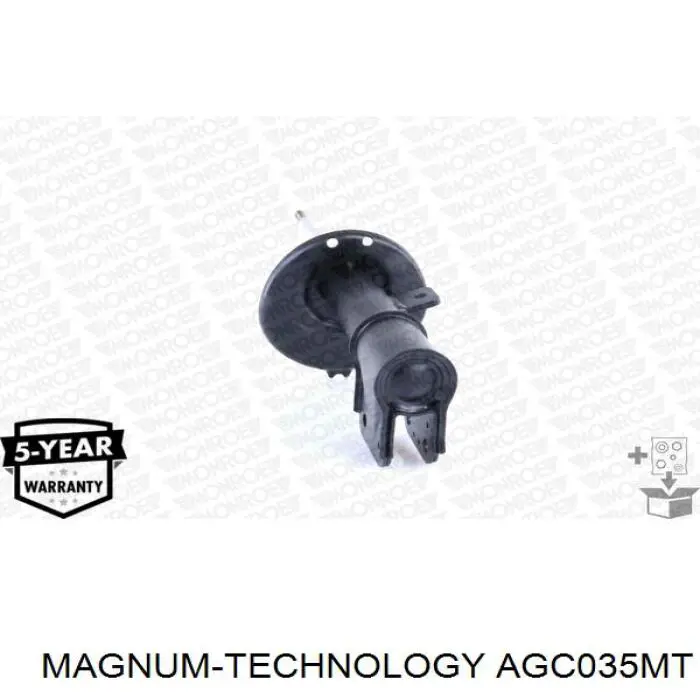 Compre AGC035MT Magnum Technology Amortecedor dianteiro esquerdo