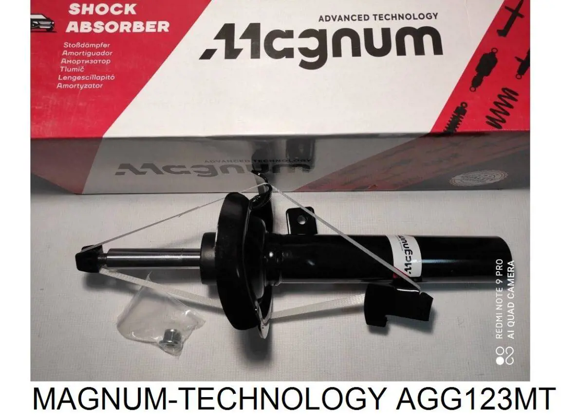 Compre AGG123MT Magnum Technology Amortecedor dianteiro esquerdo