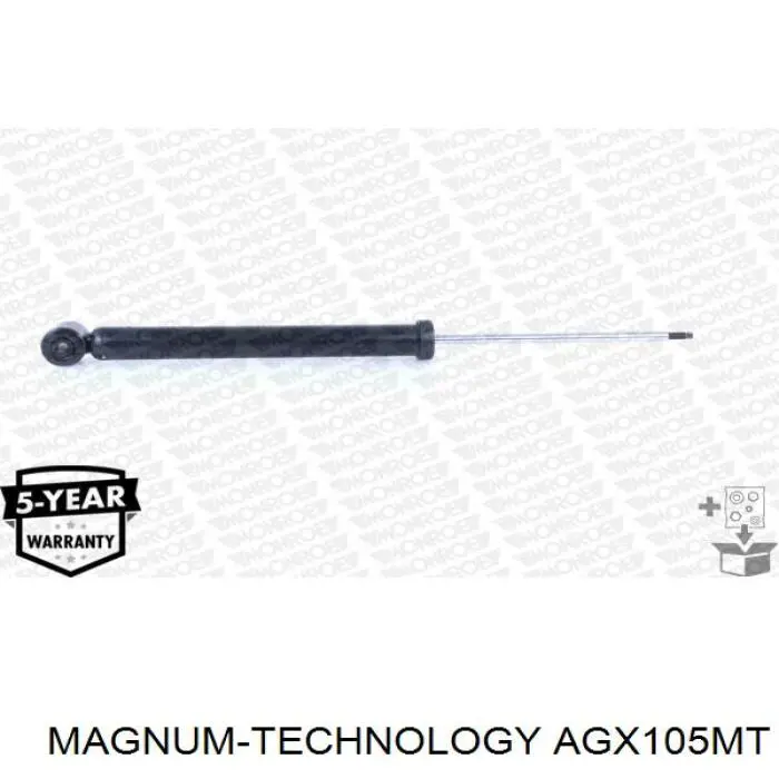 Compre AGX105MT Magnum Technology Amortecedor traseiro
