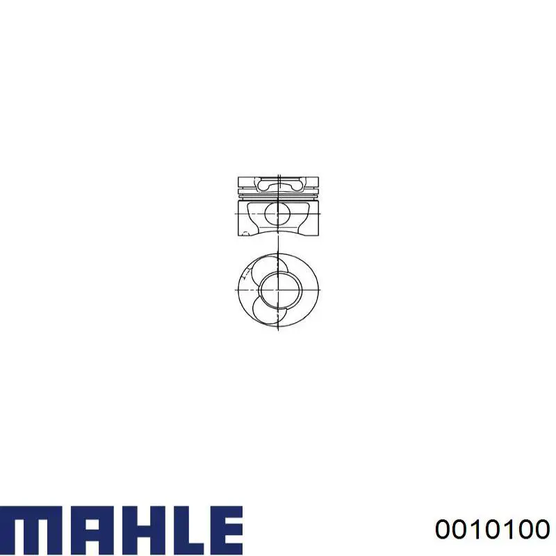 Pistão do kit para 1 cilindro, STD Mahle Original 0010100 preço, a partir de 125,26 USD