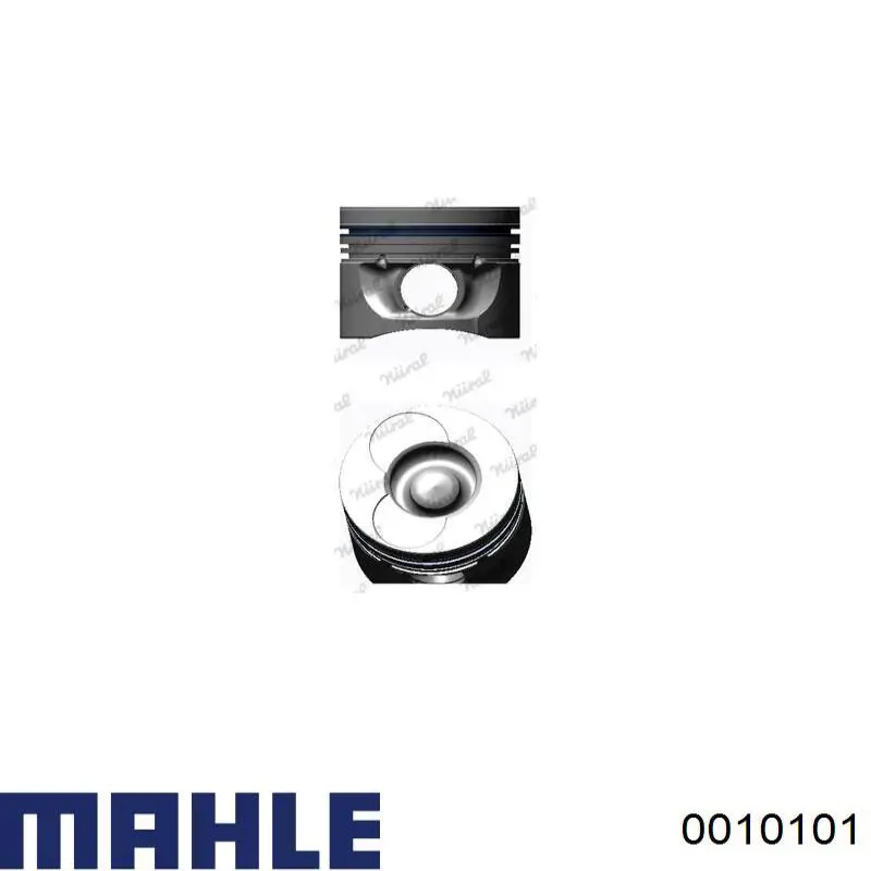 0010101 Mahle Original Pistão do kit para 1 cilindro, 2ª reparação ( + 0,50)