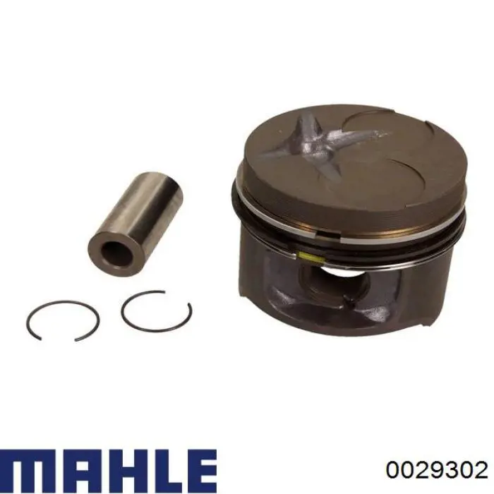 0029302 Mahle Original Pistão do kit para 1 cilindro, 2ª reparação ( + 0,50)