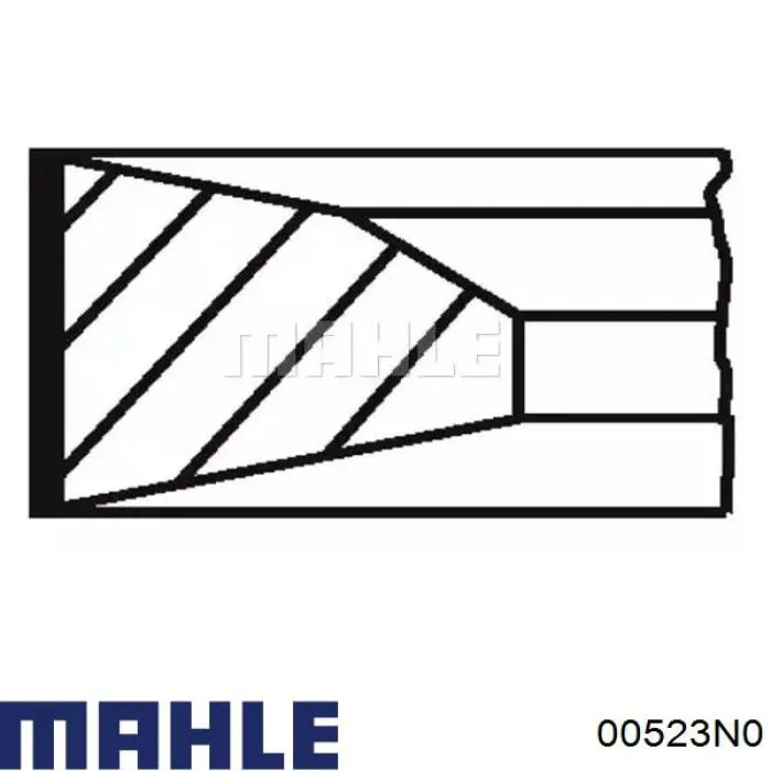Compre 00523N0 Mahle Original Anéis do pistão para 1 cilindro, STD.