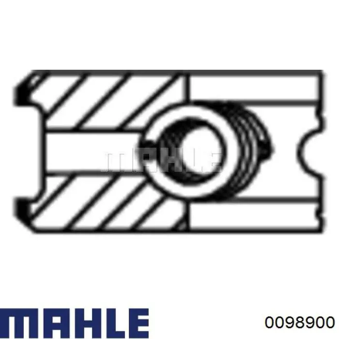 Compre 0098900 Mahle Original Pistão do kit para 1 cilindro, STD