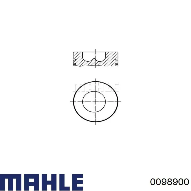 Pistão do kit para 1 cilindro, STD Mahle Original 0098900 preço, a partir de 147,73 USD