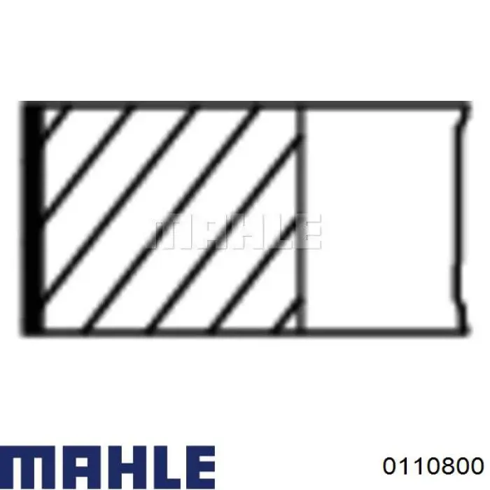 0110800 Mahle Original Pistão do kit para 1 cilindro, STD