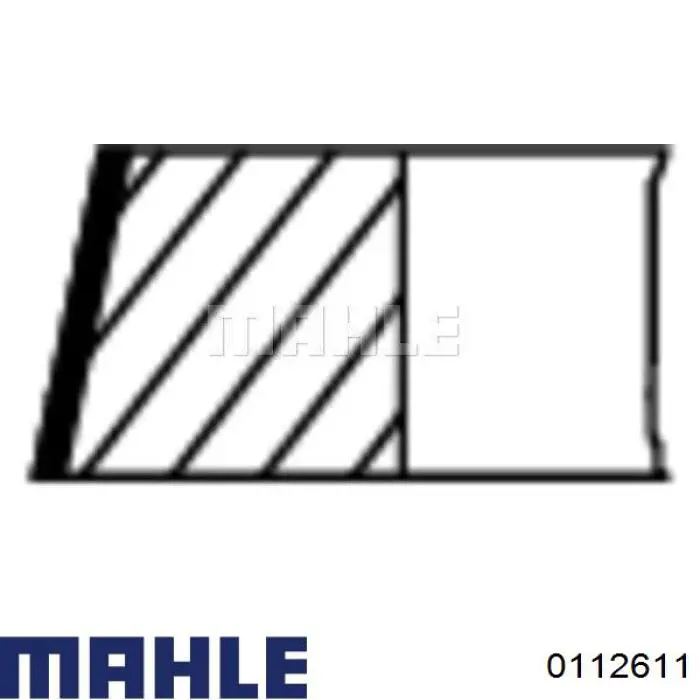 Compre 0112611 Mahle Original Pistão do kit para 1 cilindro, 2ª reparação ( + 0,50)