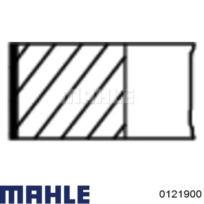 Compre 0121900 Mahle Original Pistão do kit para 1 cilindro, STD