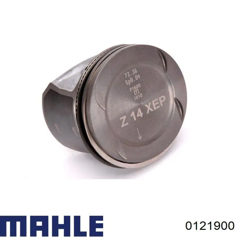 0121900 Mahle Original Pistão do kit para 1 cilindro, STD