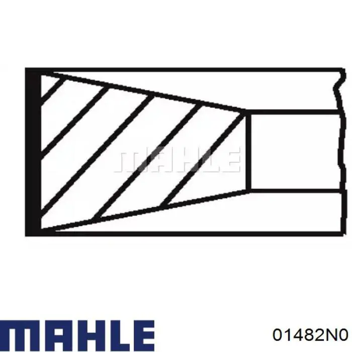 Compre 01482N0 Mahle Original Anéis do pistão para 1 cilindro, STD.