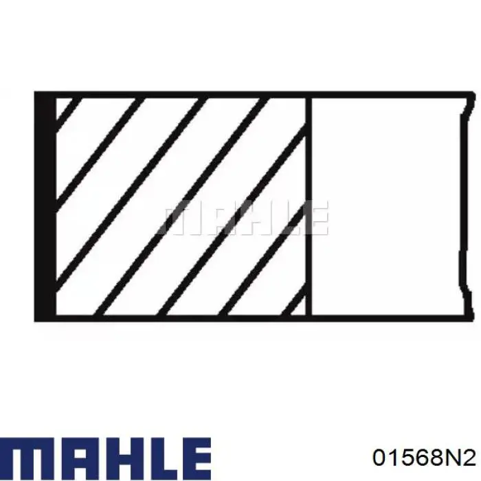 Compre 01568N2 Mahle Original Anéis do pistão para 1 cilindro, 2ª reparação ( + 0,50)