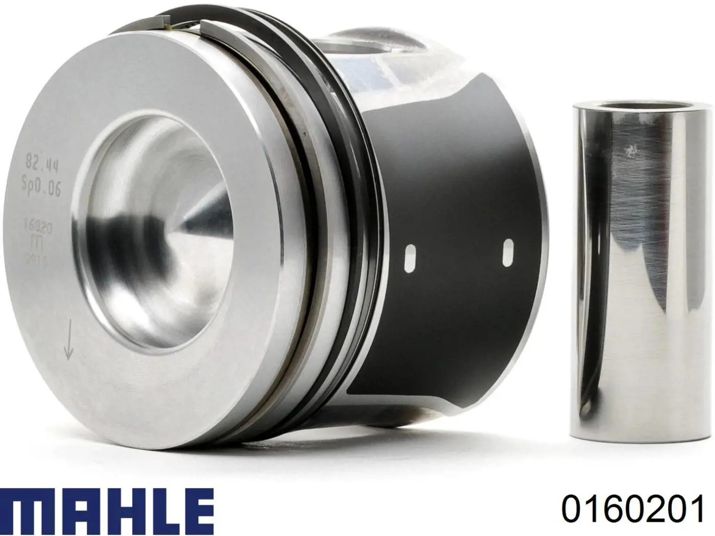 0160201 Mahle Original Pistão do kit para 1 cilindro, 2ª reparação ( + 0,50)