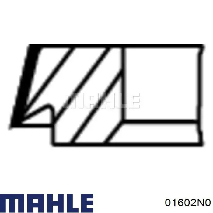 Anéis do pistão para 1 cilindro, STD. Mahle Original 01602N0 preço, a partir de 30,81 USD